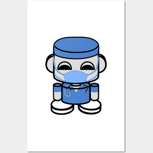 HERO'BOT Dr. Ian Hippotep Posters and Art